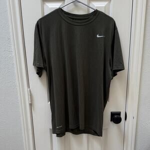 Nike Men's Olive Short Sleeve Tee